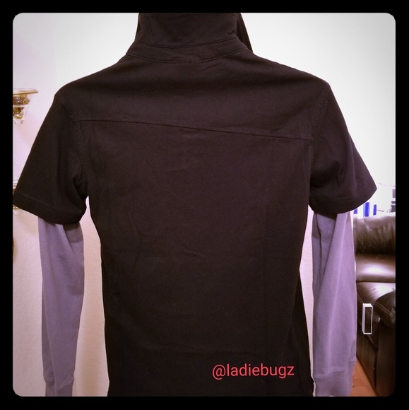 NWOT Polo Shirt, Long Sleeves, Layered Look - Picture 3 of 4